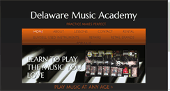 Desktop Screenshot of delawaremusicacademy.com